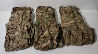 Various types of ex-military camo clothing - may include accessories - 212kg – may require repair