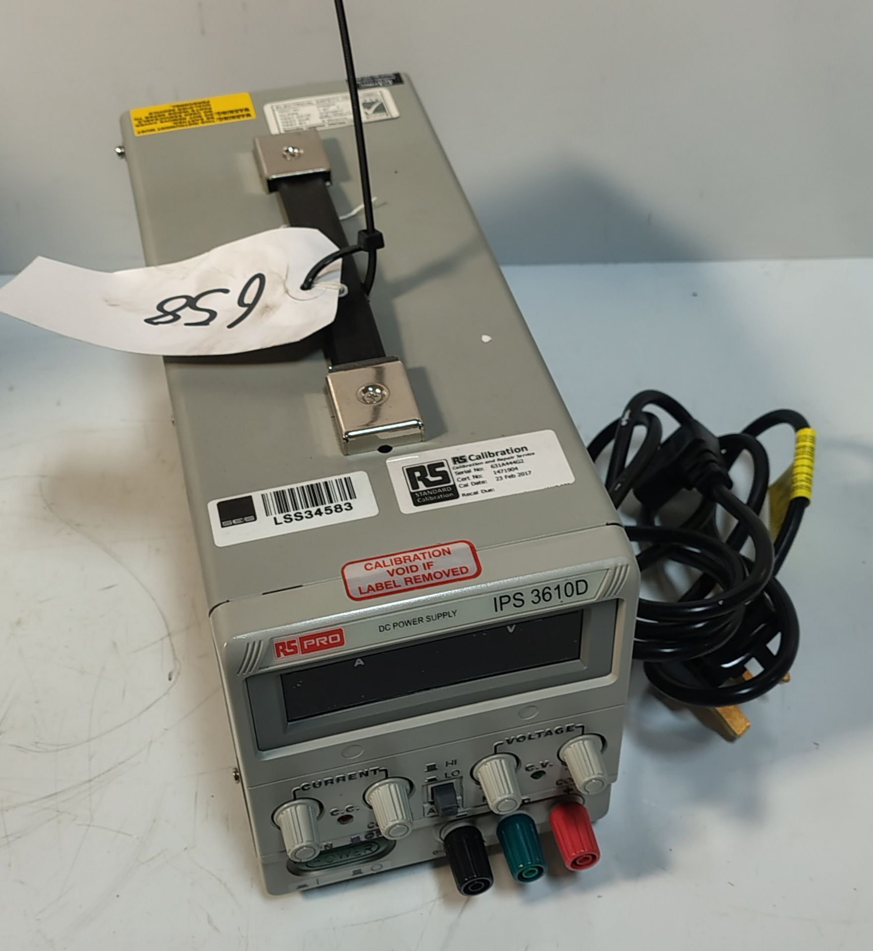 RS Components IPS-3610 - 36 V 10 A DC Power Supply - Image 2 of 5