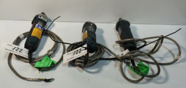 3x BOSCH GGS28C - 110V Die Grinders (Short Body)