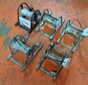 5x HSP125 - Heavy Duty Cable Rollers