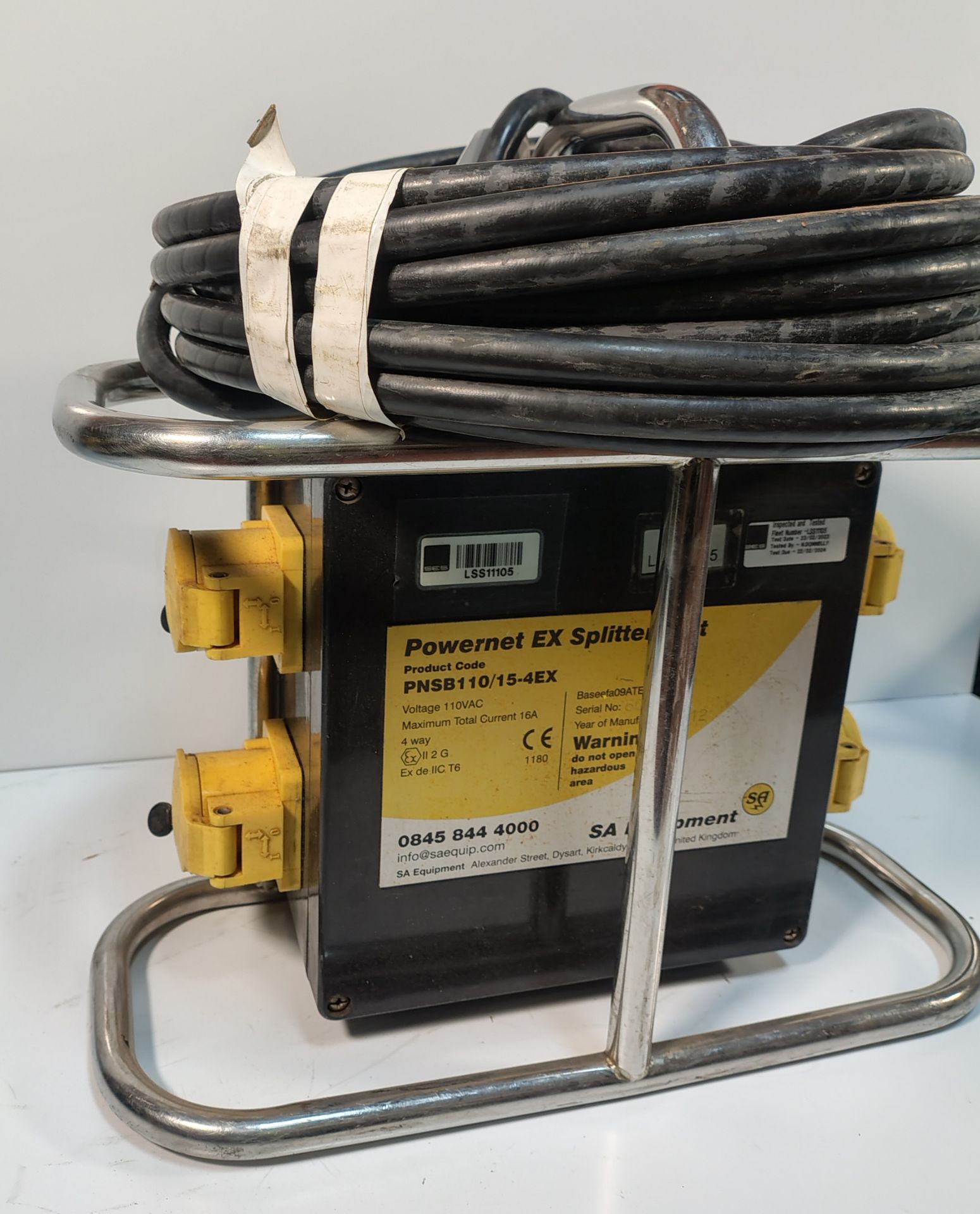 3x SA EQUIP PNSB110/15-4EX/STA - 110V 4 WAY EX. Splitter Units (STAHL) - Image 7 of 20