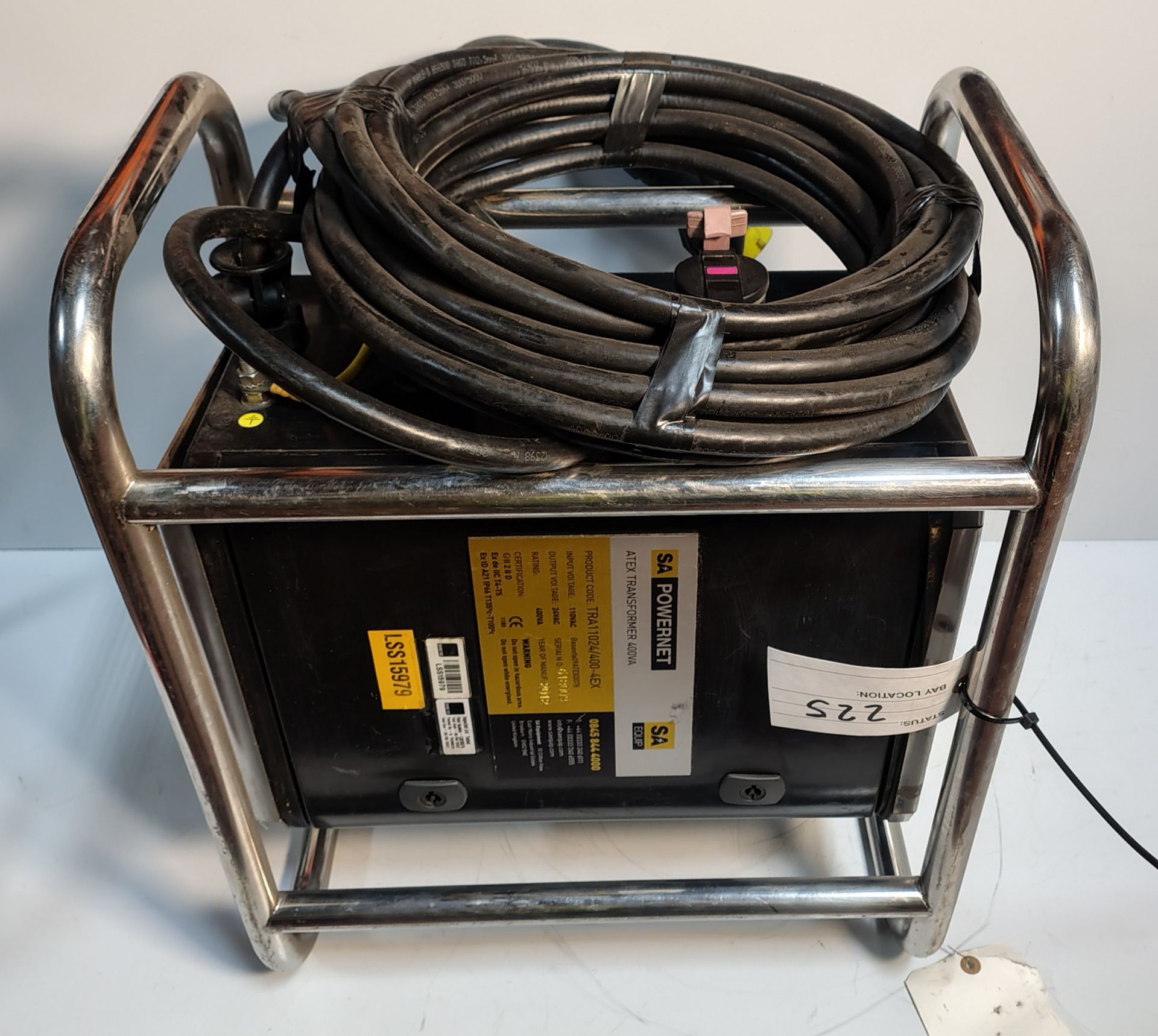 SA EQUIP TRA11024/400-4EX - 110V-24V Ex Transformer 400VA - Image 3 of 10