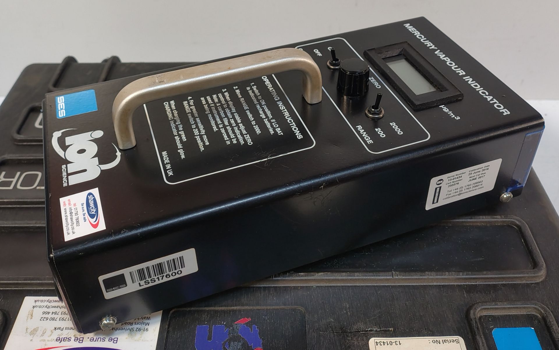 ION Science MVI - Mercury Vapor Analyser - in hard case - Image 3 of 6