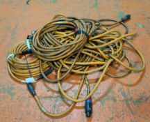 4x 95mm2 x 20m Welding Cables