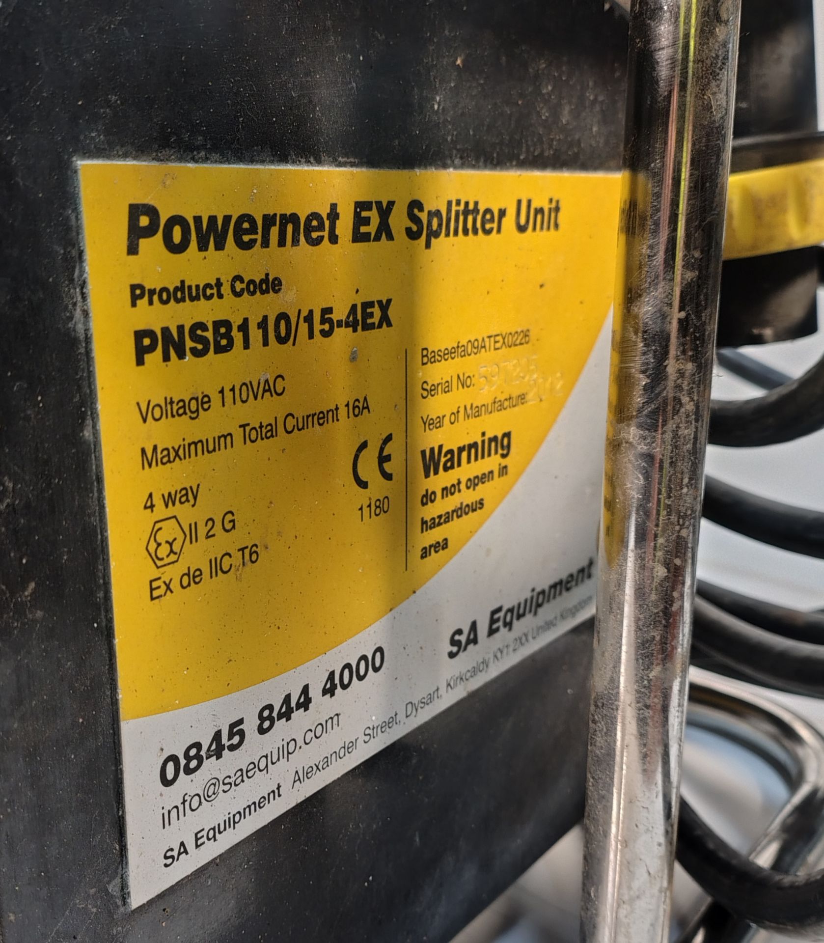 2x SA EQUIP PNSB110/15-4EX/STA - 110V 4 WAY EX. Splitter Units (STAHL) - Image 4 of 16