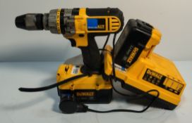 DEWALT DC901 - 36V Battery Drill c/w 2 Batteries and Charger