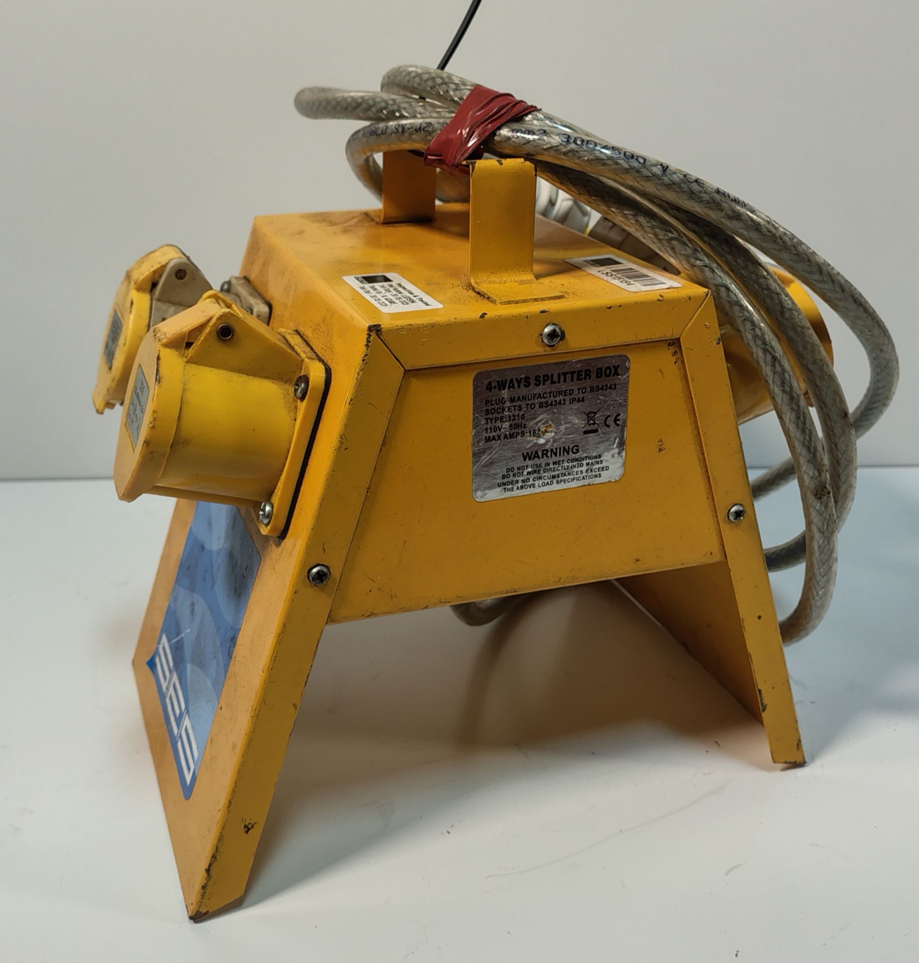 5x DEFENDER CEEFORM - 110V 16A 4 WAY Splitter Units - Image 10 of 14
