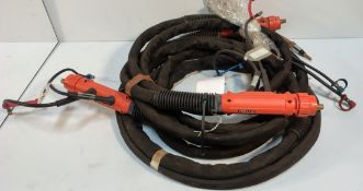 3x Kemppi PMT42W - 4.5m Water Cooled MIG Torches
