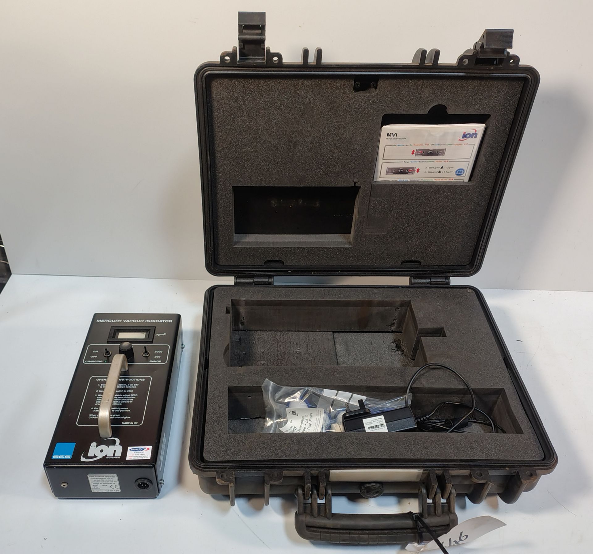 ION Science MVI - Mercury Vapor Analyser - in hard case