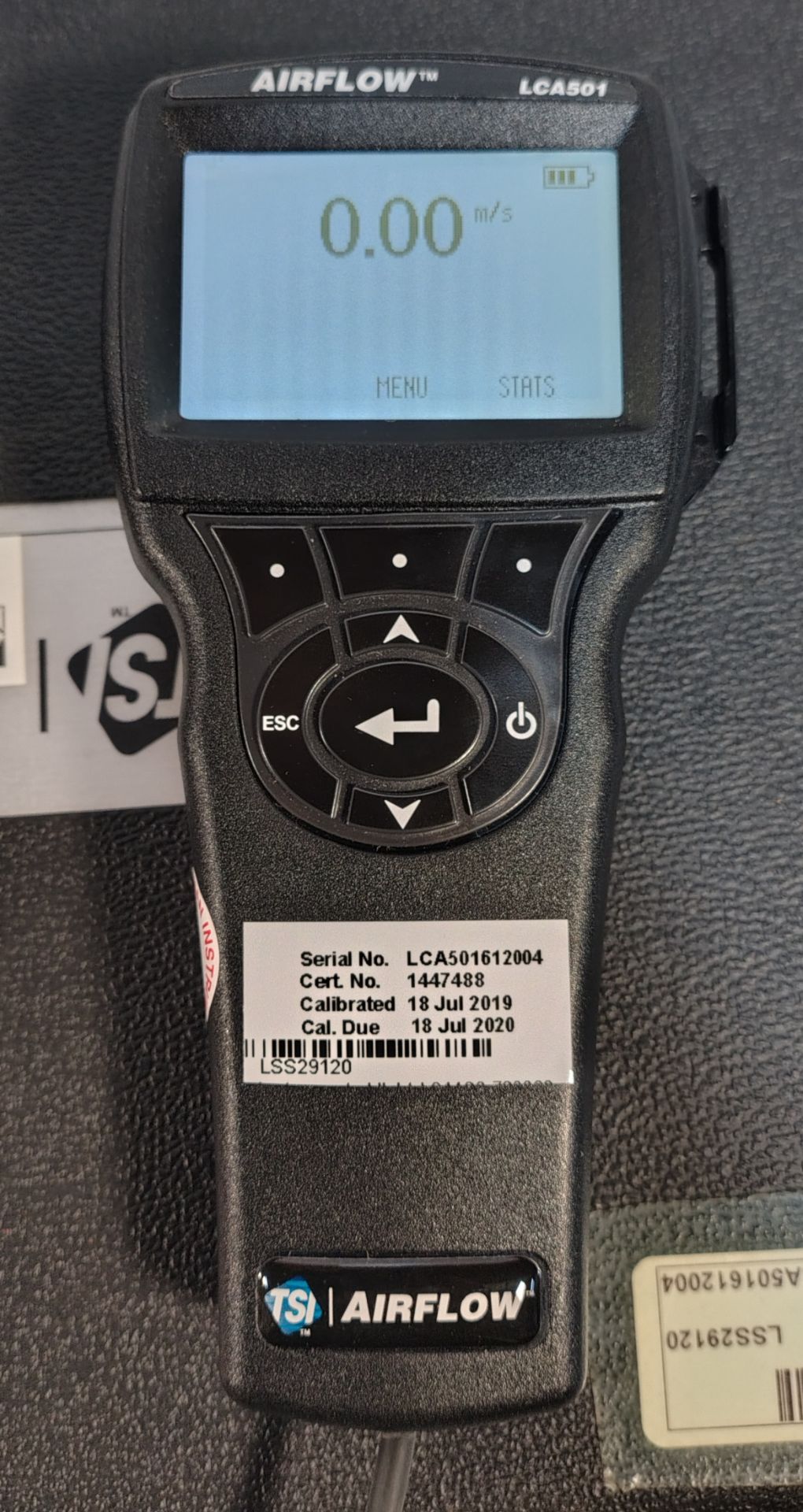 TSI Airflow LCA501 - Vane Anemometer - Image 4 of 6