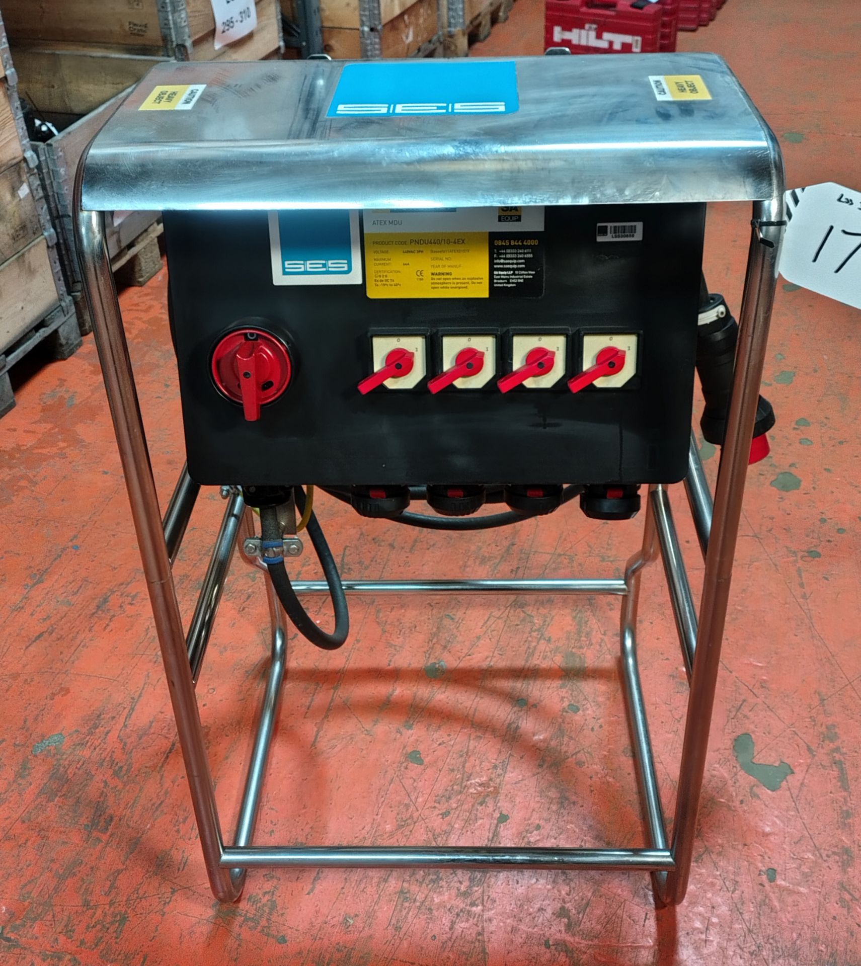 SA EQUIP PNDU440/10-4EX - 415V 16A Ex Splitter Unit (4 Pin)