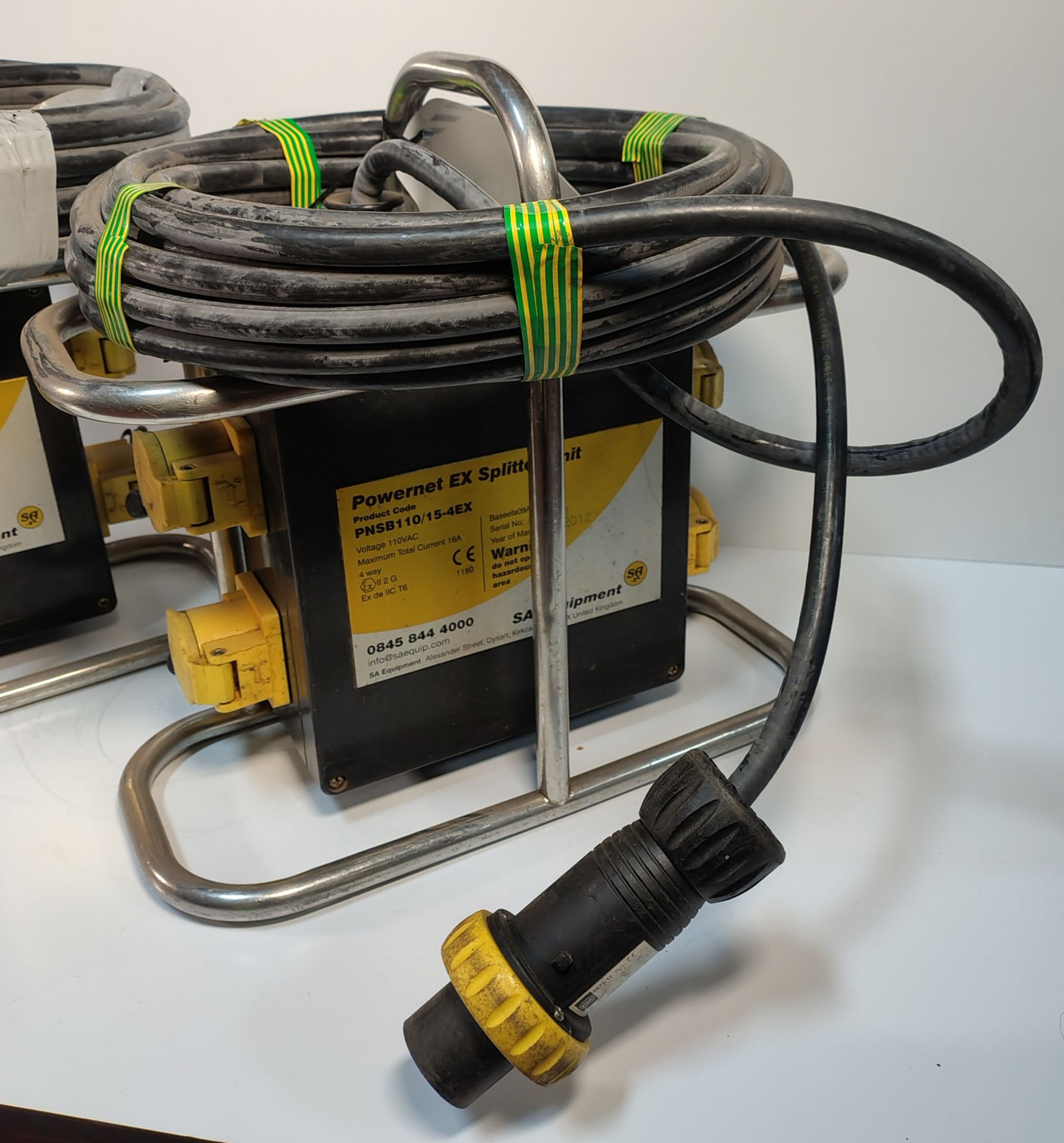 2x SA EQUIP PNSB110/15-4EX/STA - 110V 4 WAY EX. Splitter Units (STAHL) - Image 6 of 9