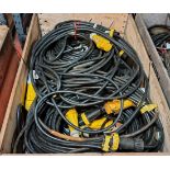 1x SA EQUIP HOFR/STAHL - 110V 16A STAHL Ext. Cable & 12x SES HOFR/STAHL - 110V 16A Extension Cables