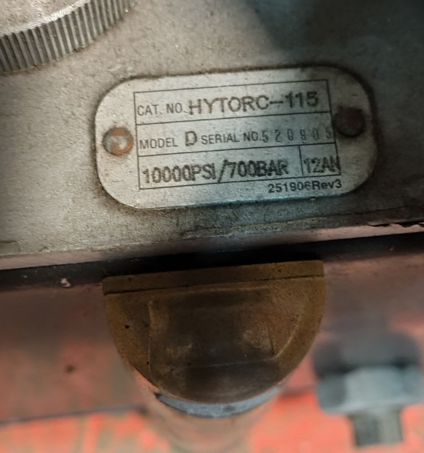 Hytorc HY-115 - 110V Electric Torque Pump - Image 4 of 8