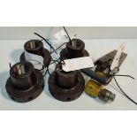 4x Boltight BT-2250-P24 OS - 2-1/4" 8UN Over Sized Pullers & 1x Enerpac LW-16 - 16t Hydraulic Wedge