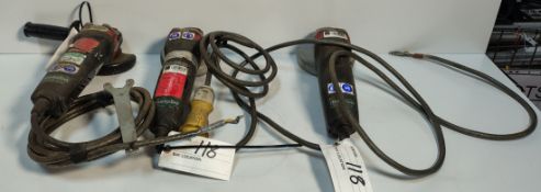 3x METABO WEPBA 14-125 - 110V 5