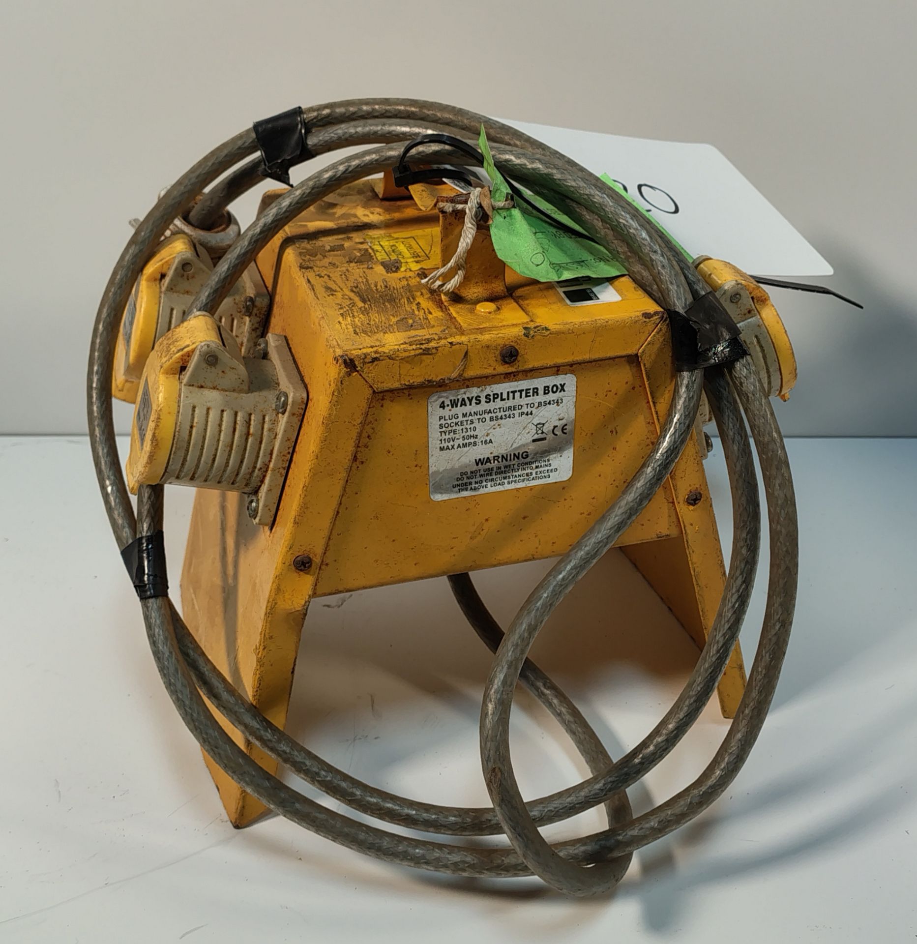 4x DEFENDER CEEFORM - 110V 16A 4 WAY Splitter Units - Image 5 of 6