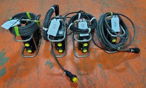 4x SA EQUIP PNSB110/15-4EX/CEA - 110V 4 WAY EX. Splitter Units (CEAG)