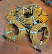 6x 70mm2 x 25m & 5x 70mm2 x 20m Welding Cables