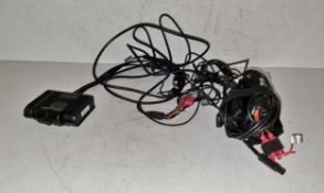 2x Streamax C6D AI advanced dash cameras with wiring loom