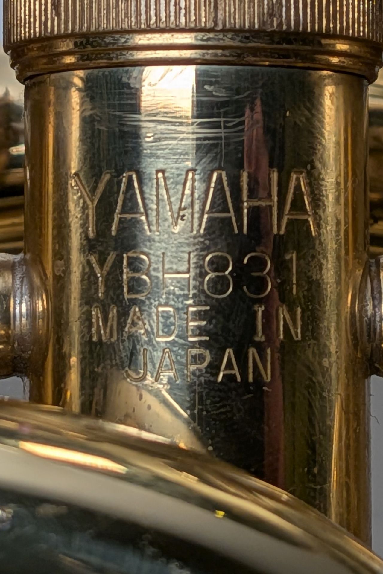 Yamaha Neo YBH831 baritone horn in Yamaha Neo hard storage case - Serial No: 496159 - Image 8 of 10