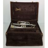 Bach Stradivarius Model 184 cornet in Bach hard storage case - Serial No: 568110