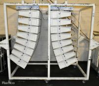 EM Acoustics FG-HALO twin 8-Speaker compact line array system with holding trolley