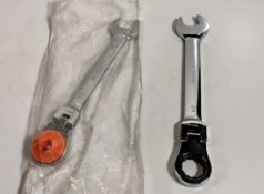 38x 24mm flexi head ratchet combination spanners