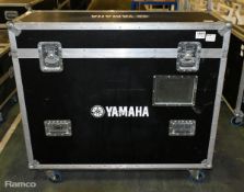 Yamaha Mobile Black/silver flight case - EMPTY - W 1190 x D 420 x H 1100mm