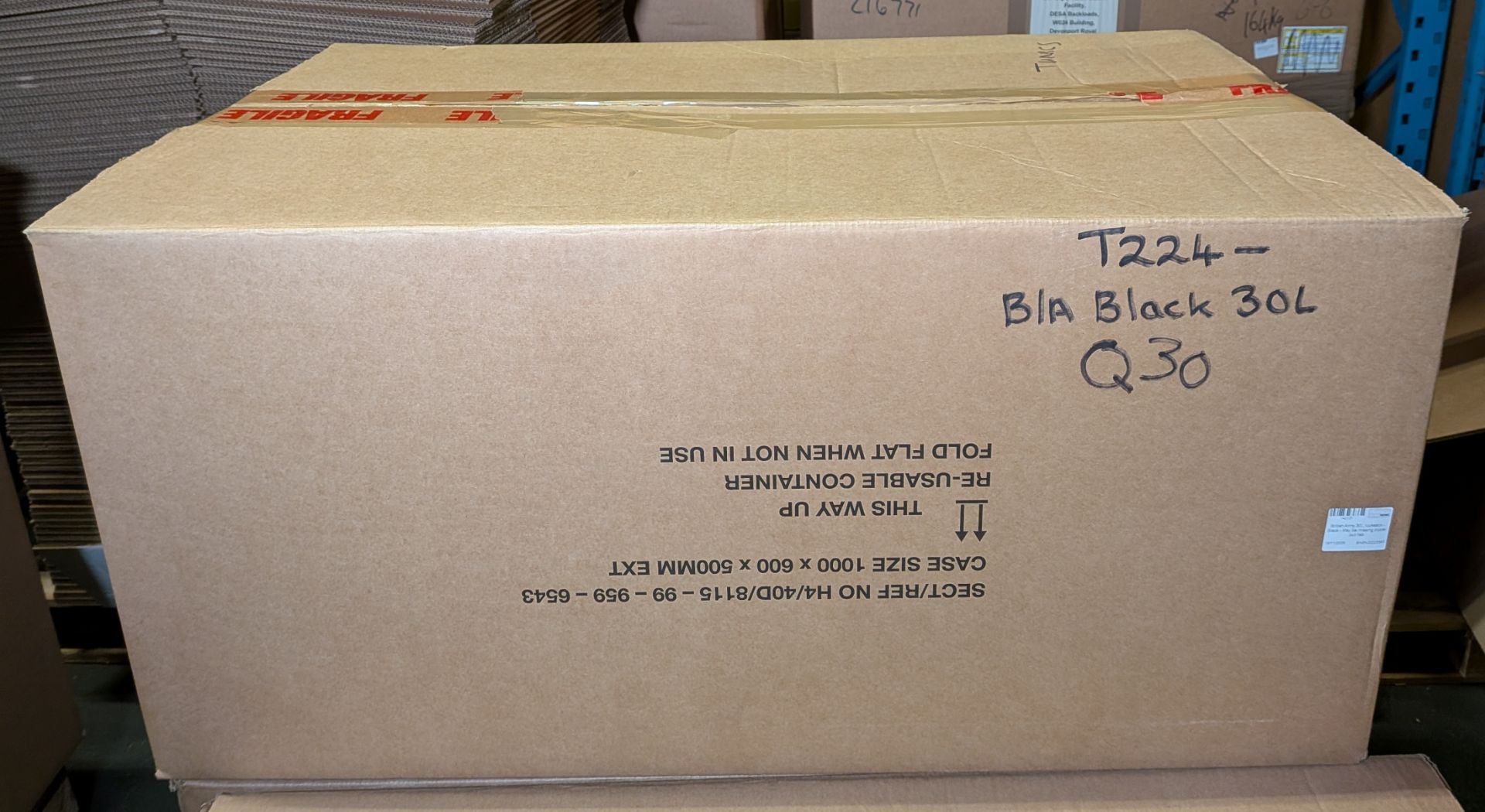 30x British Army 30L rucksacks - black - Image 8 of 8