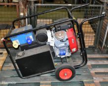 Honda GX610 generator with a Stephill electrical control box with industrial CEE sockets