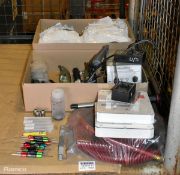 Workshop equipment - torque wrench handle, rotary tool & more - see description