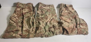 Various types of ex-military camo clothing - may include accessories - 220kg