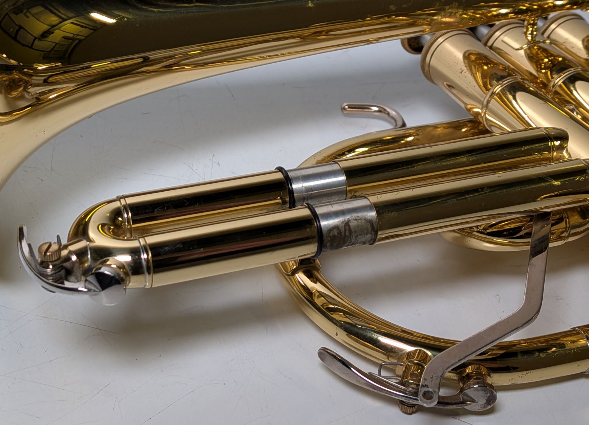 Yamaha Xeno YCR8335 cornet in Yamaha Xeno hard storage case - Serial No: C33877 - Image 5 of 11