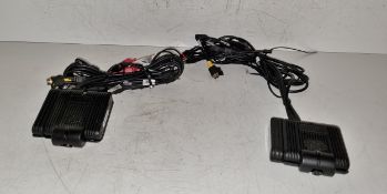 2x Streamax C6D AI advanced dash cameras with wiring loom