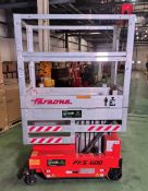 Faraone PKS 600 self-propelled vertical mast lift - see description for full details