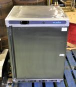 Polar CD081 stainless steel undercounter freezer - 220/240V - 50Hz - L 600 x W 590 x H 860mm