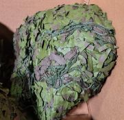 4x Forest camo nets - mixed sizes