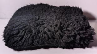 14x Horse riding black saddle blankets