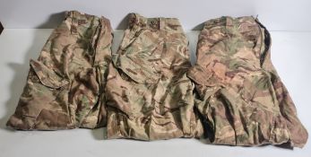 Various types of ex-military camo clothing - may include accessories - 188kg
