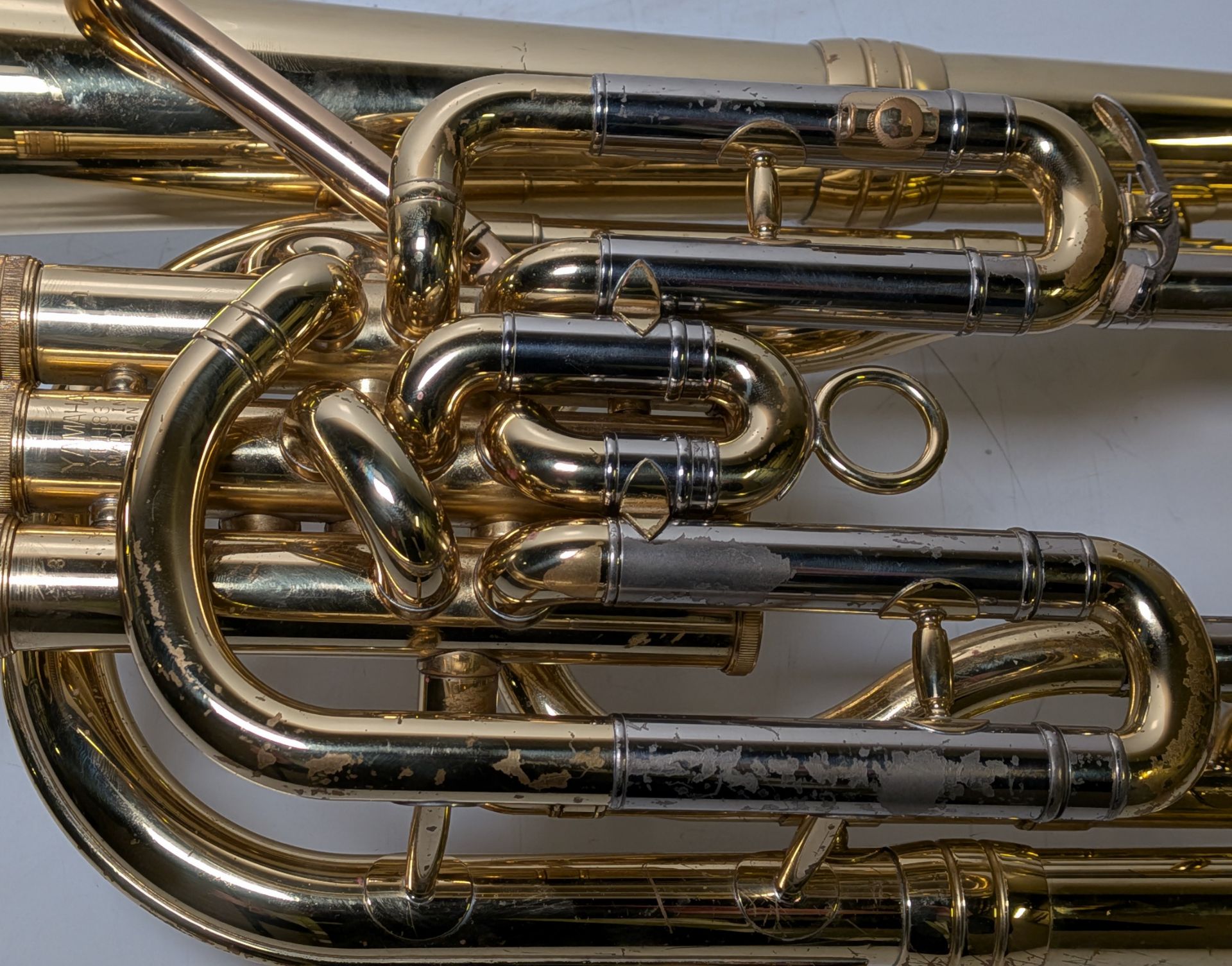 Yamaha Neo YBH831 baritone horn in Yamaha Neo hard storage case - Serial No: 496159 - Image 4 of 10