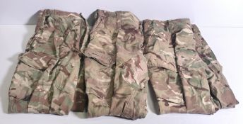 Various types of ex-military camo clothing - may include accessories - 188kg