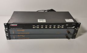 Startech SV831HD 8-port Starview PS2 + USB KVM switch & 2x Canford EMO RK1 rack light units