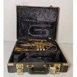 Yamaha Xeno YCR8335G cornet in Yamaha Xeno hard storage case - Serial No: C49041