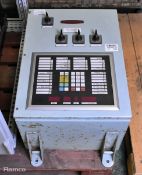 Teddington high pressure air compressor surveillance panel - W 440 x D 710 x H 320mm