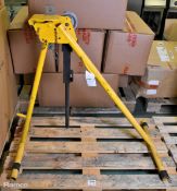 Irwin Hilmor UL223 portable condubend/conduit bender (incomplete) - W 610 x D 1220 x H 970mm