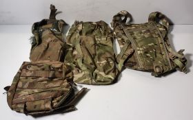 Various types of ex-military MTP accessories - 163kg – may require repair or be as spares