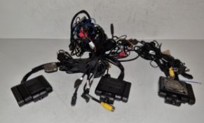 3x Streamax C6D AI advanced dash cameras with wiring loom