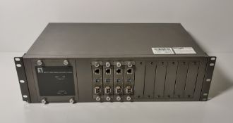 Level One FVT-4000 media converter chassis - W 490 x D 280 x H 130mm