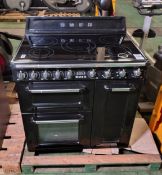 Smeg TR93IBL electric range cooker with induction hob - W 900 x D 660 x H 1030mm - PAINT CHIPPED